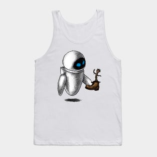 Eve and Groot ! - Wall-E and Guardians of the Galaxy Tank Top